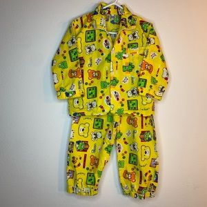 Green yellowish kids PJ size 2T-4T saint Patrick